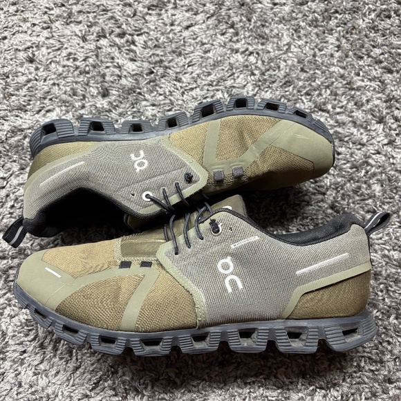 On Cloud 5 Swiss Engineering Men's Size 10.5 Waterproof Shoes Olive Green - Picture 1 of 6